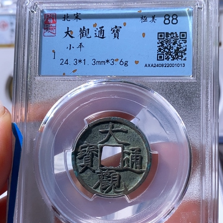 铜5大观通宝小平88 1013