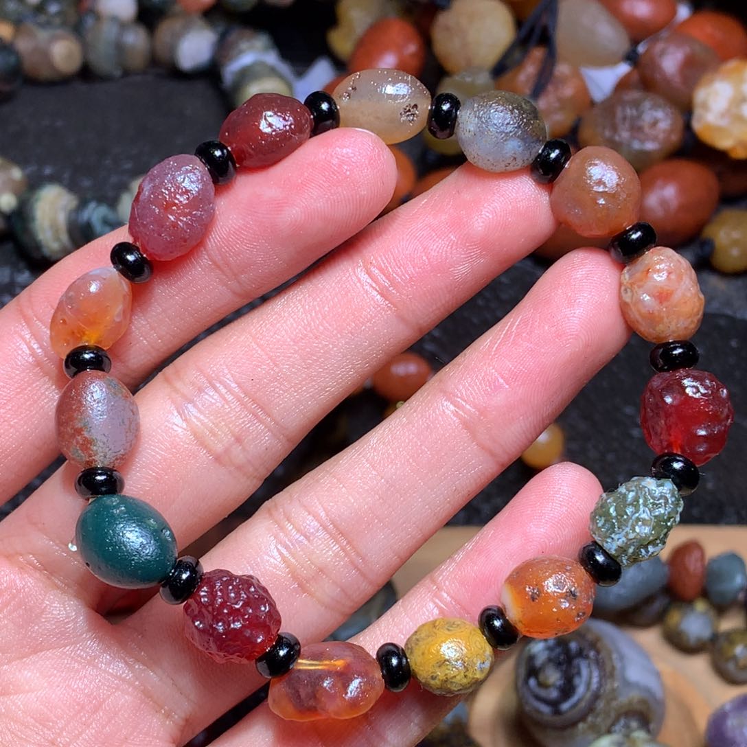 未镶嵌玛瑙/玉髓珠宝半成品