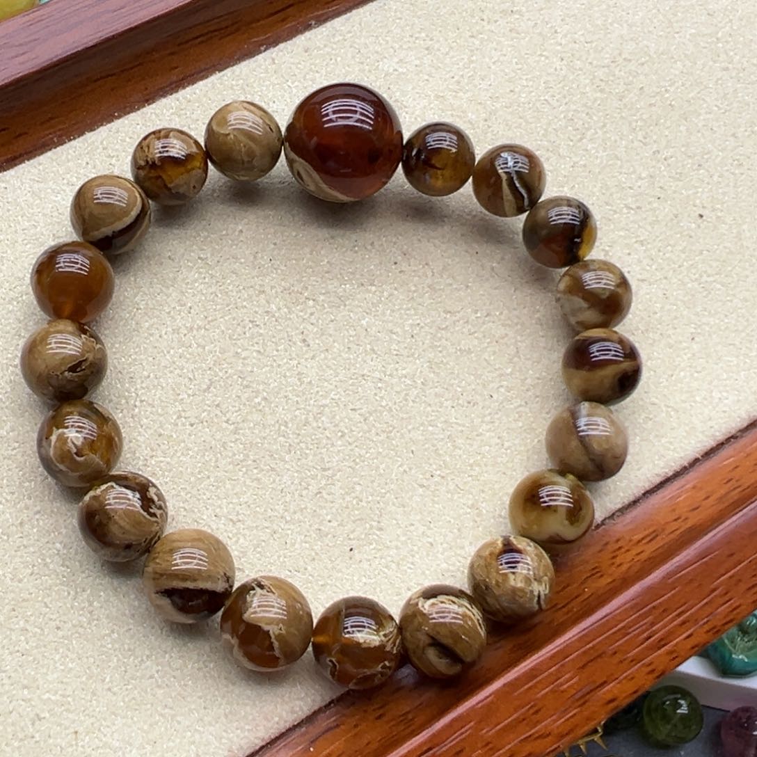 琥珀手链未镶嵌2899449074790