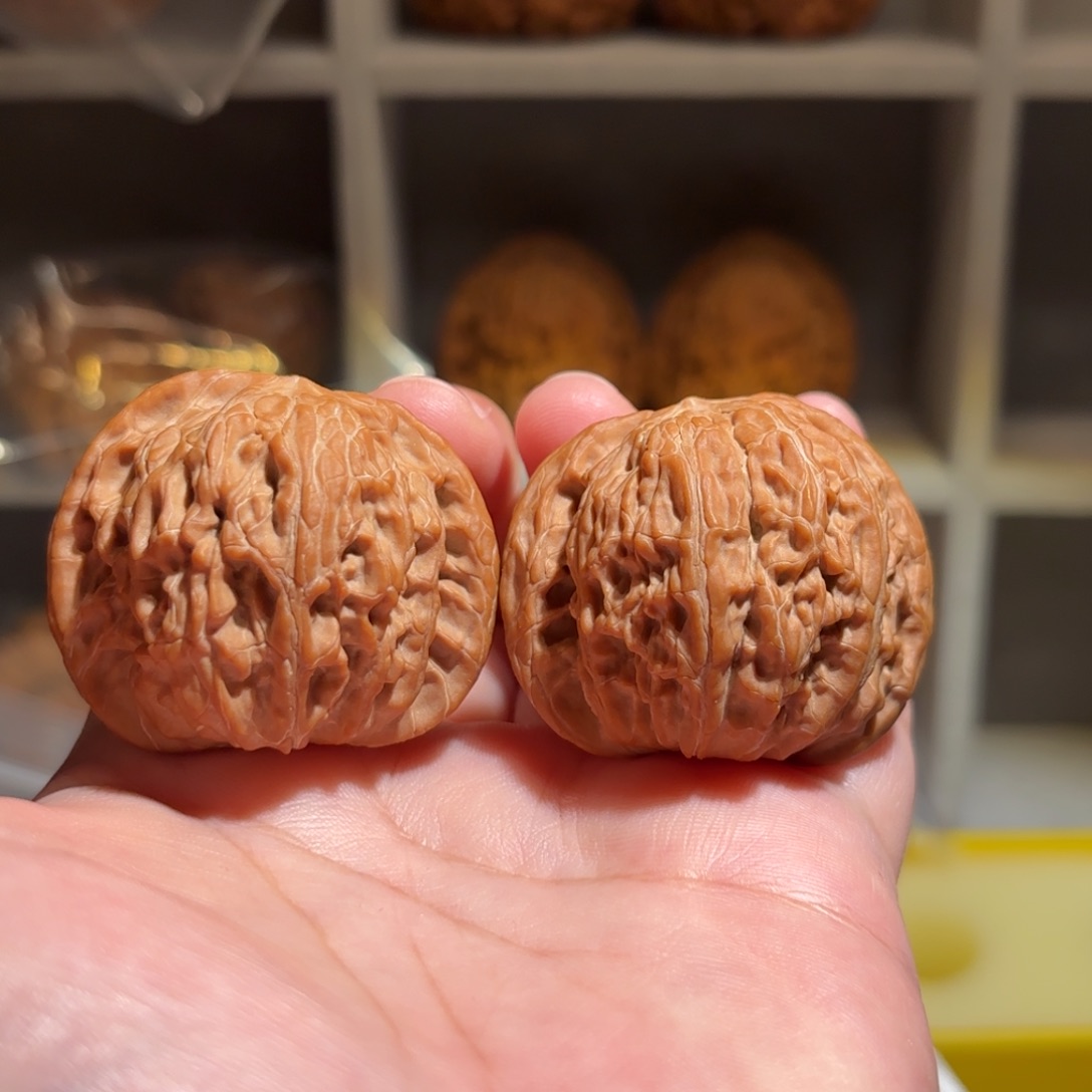 把件文玩核桃41 37 35全品山地磨