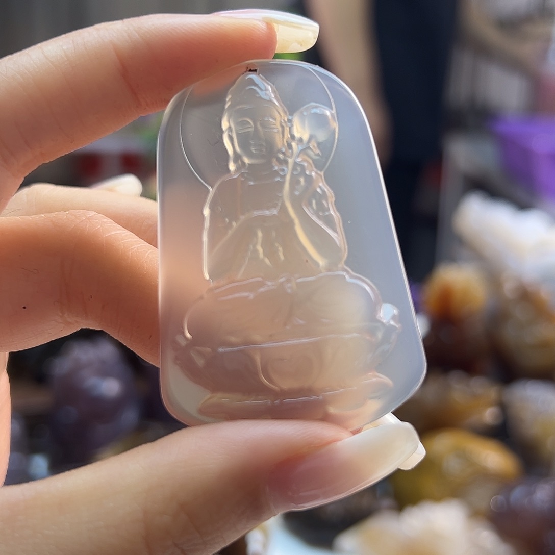 玛瑙/玉髓未镶嵌吊坠(不含链)