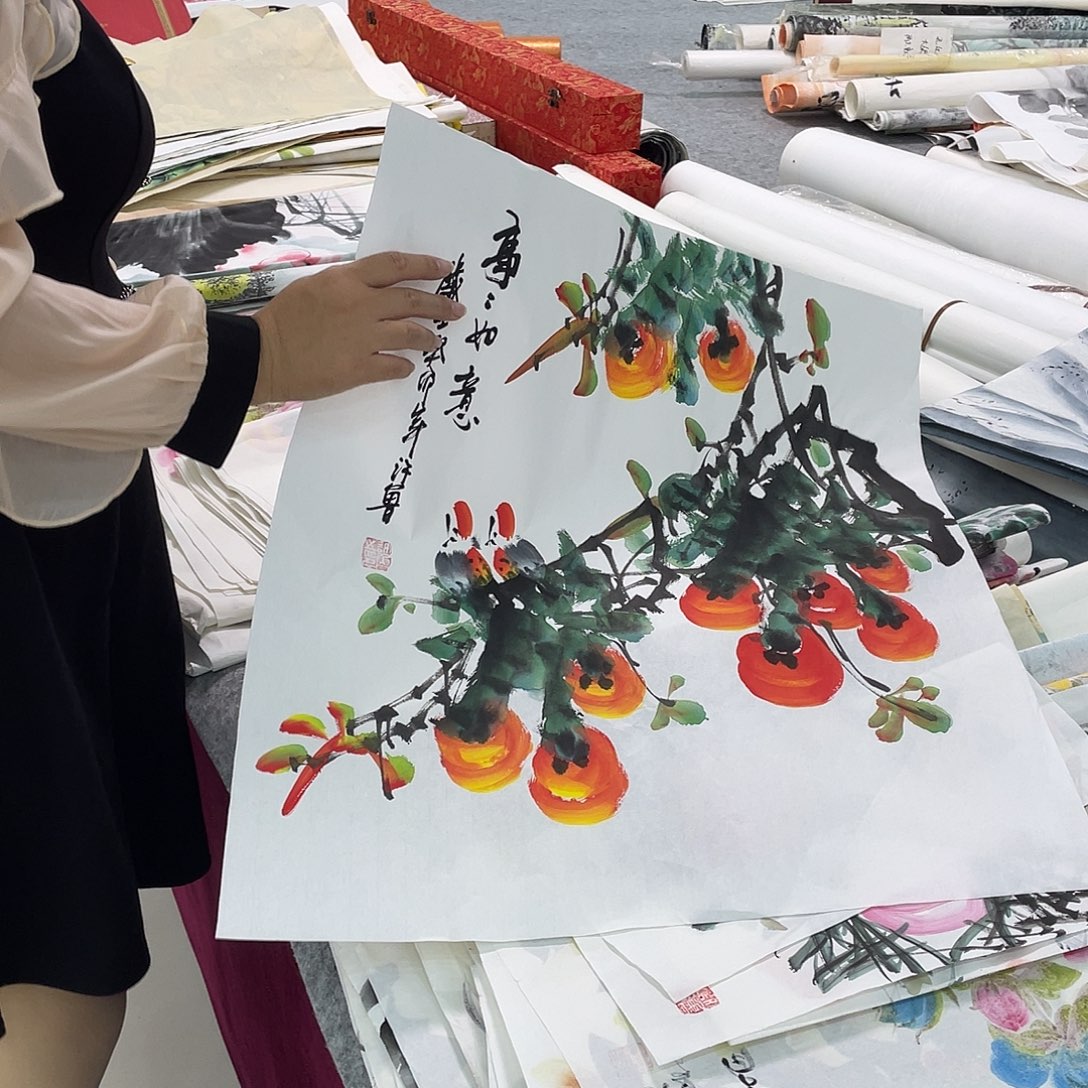 国画纯手绘国画山水花鸟