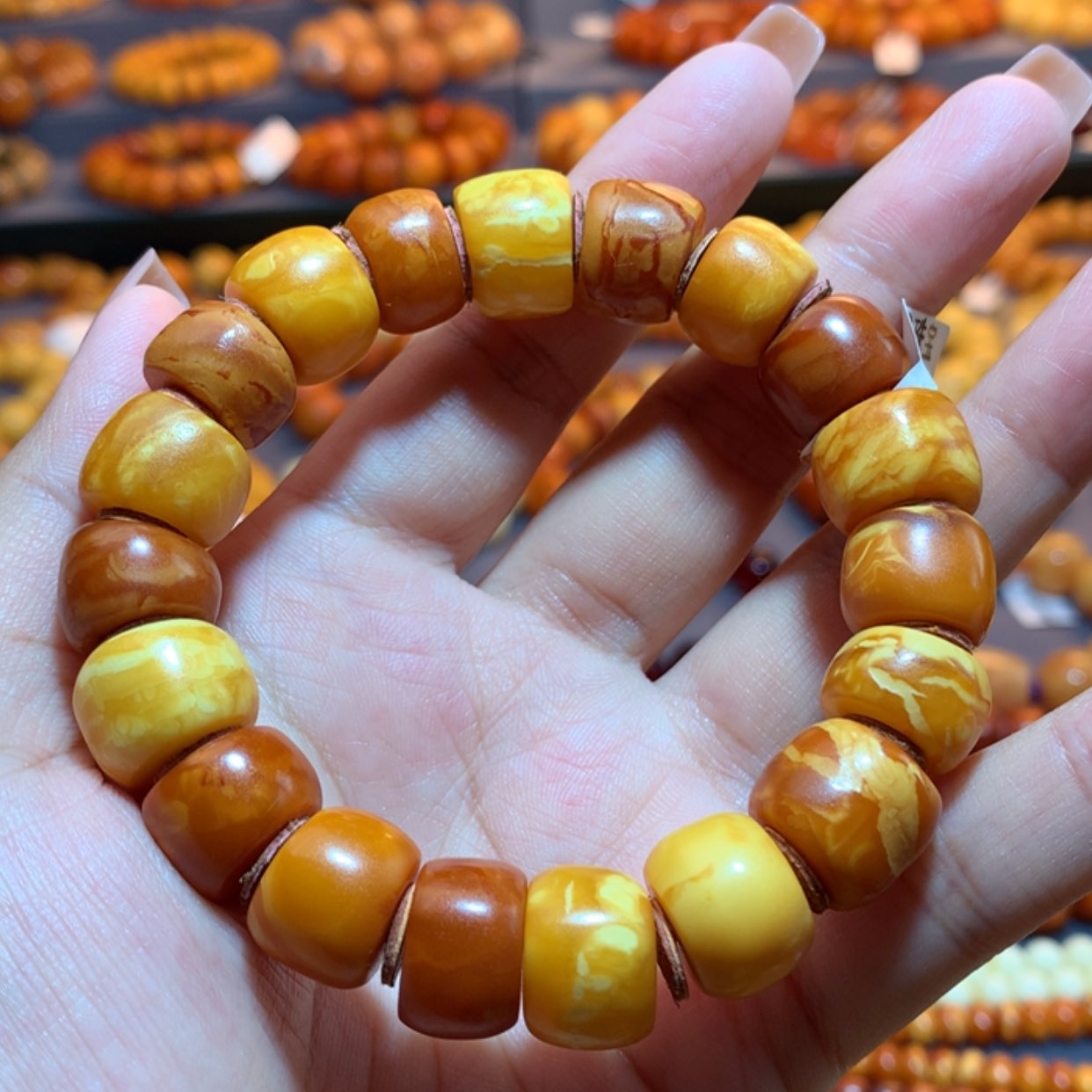 【闪购商品】手串蜜蜡未镶嵌蜜蜡手串