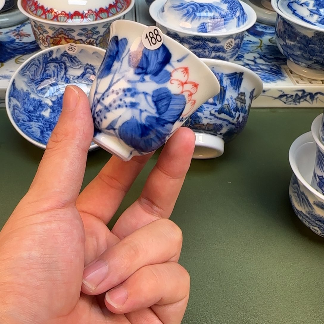 彦祖纯手工手绘茶具188