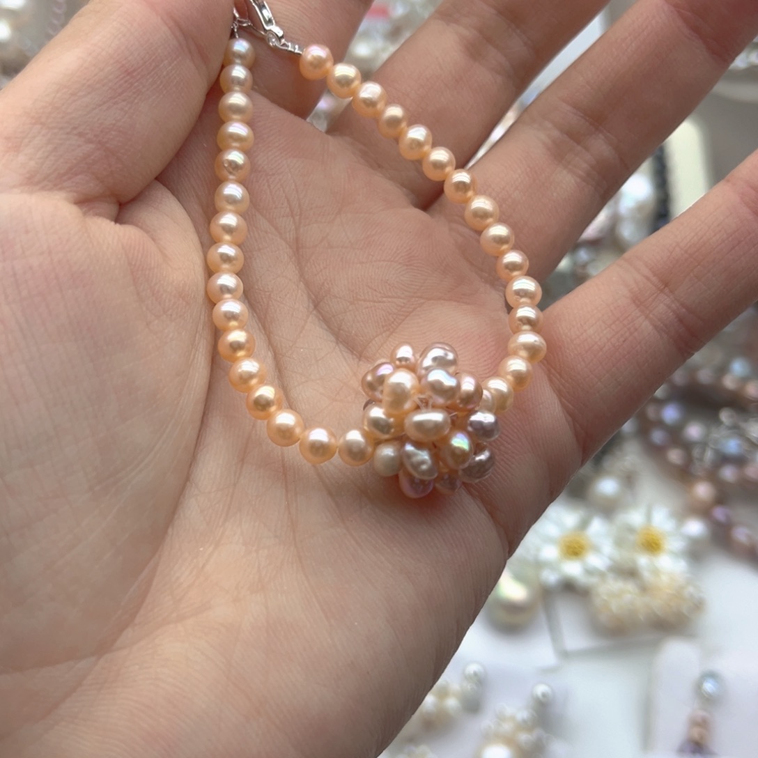 岁***Y未镶嵌颈饰淡水珍珠