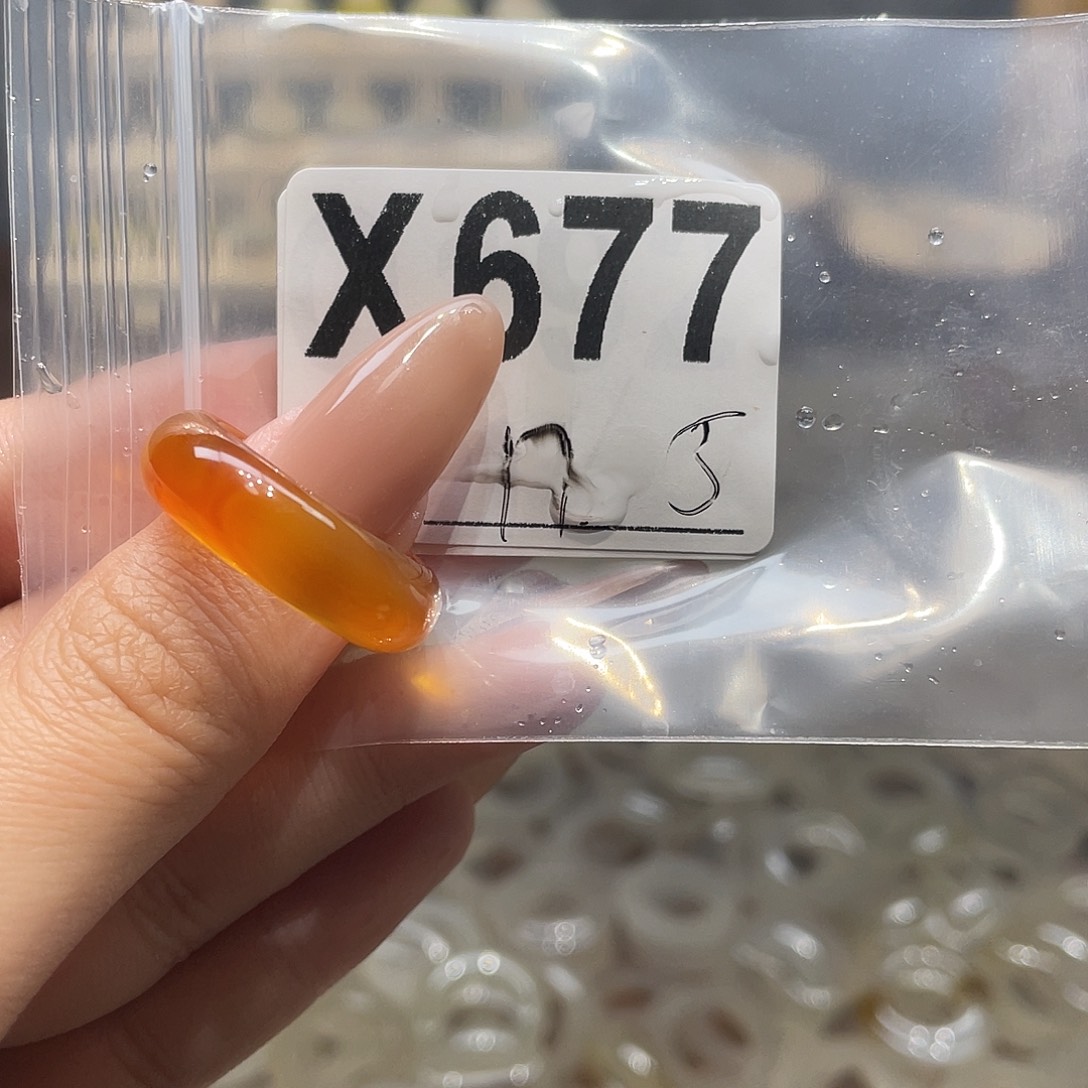 玛瑙/玉髓未镶嵌戒指677