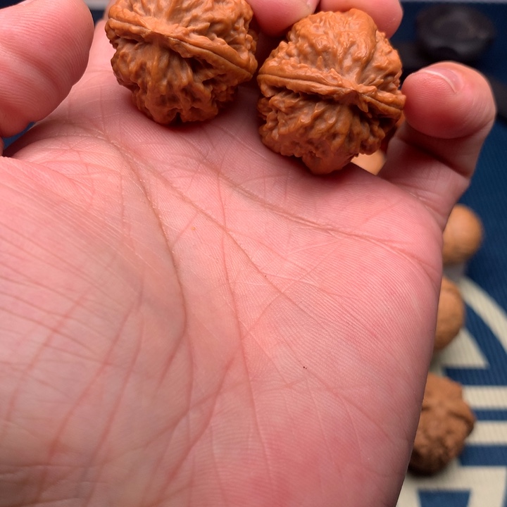 桃核把件野生小手捻