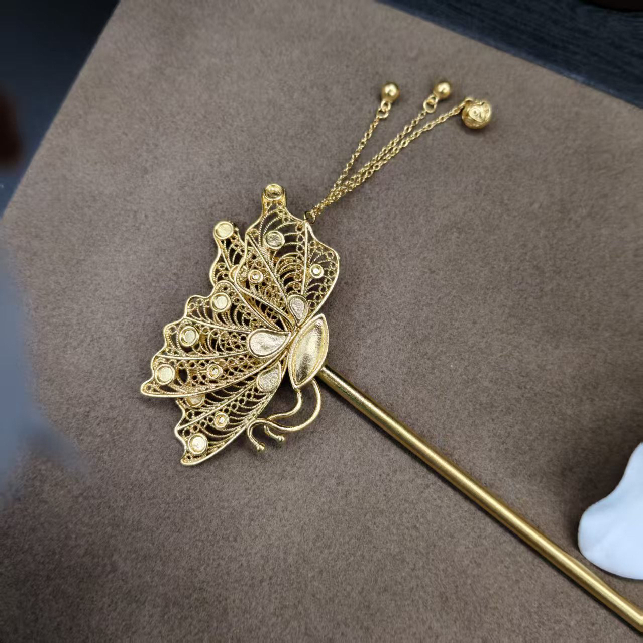 【恒潮珠宝】26.01g足金古法头饰H