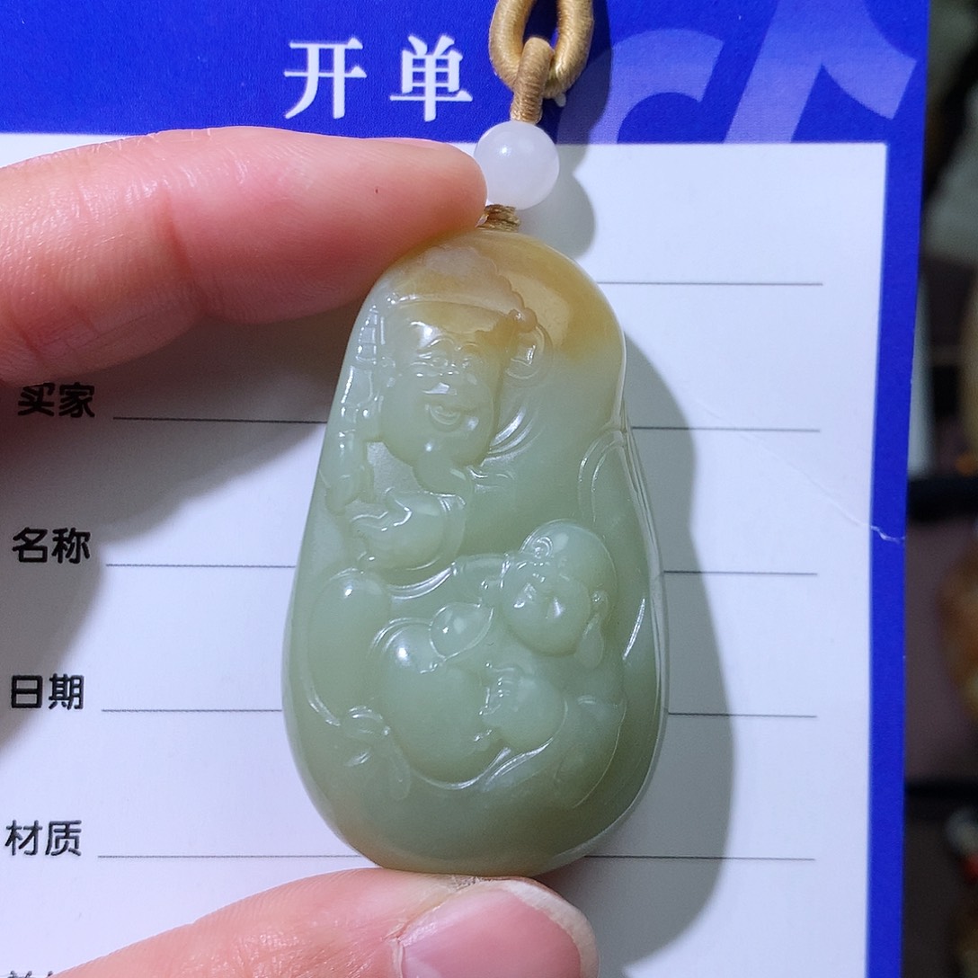 和田玉颈饰未镶嵌