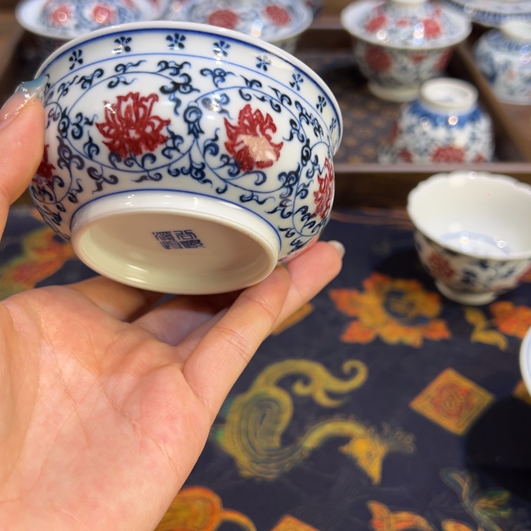 陶景德镇茶器百宝箱陶瓷