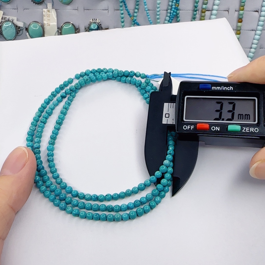 绿松石未镶嵌颈饰