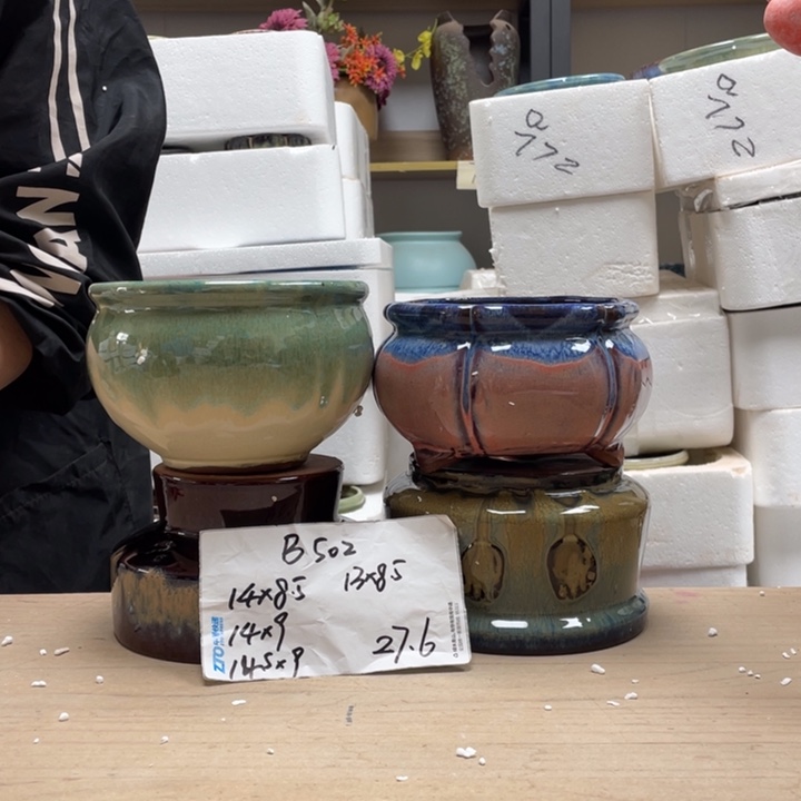 粗陶多肉花盆微瑕502