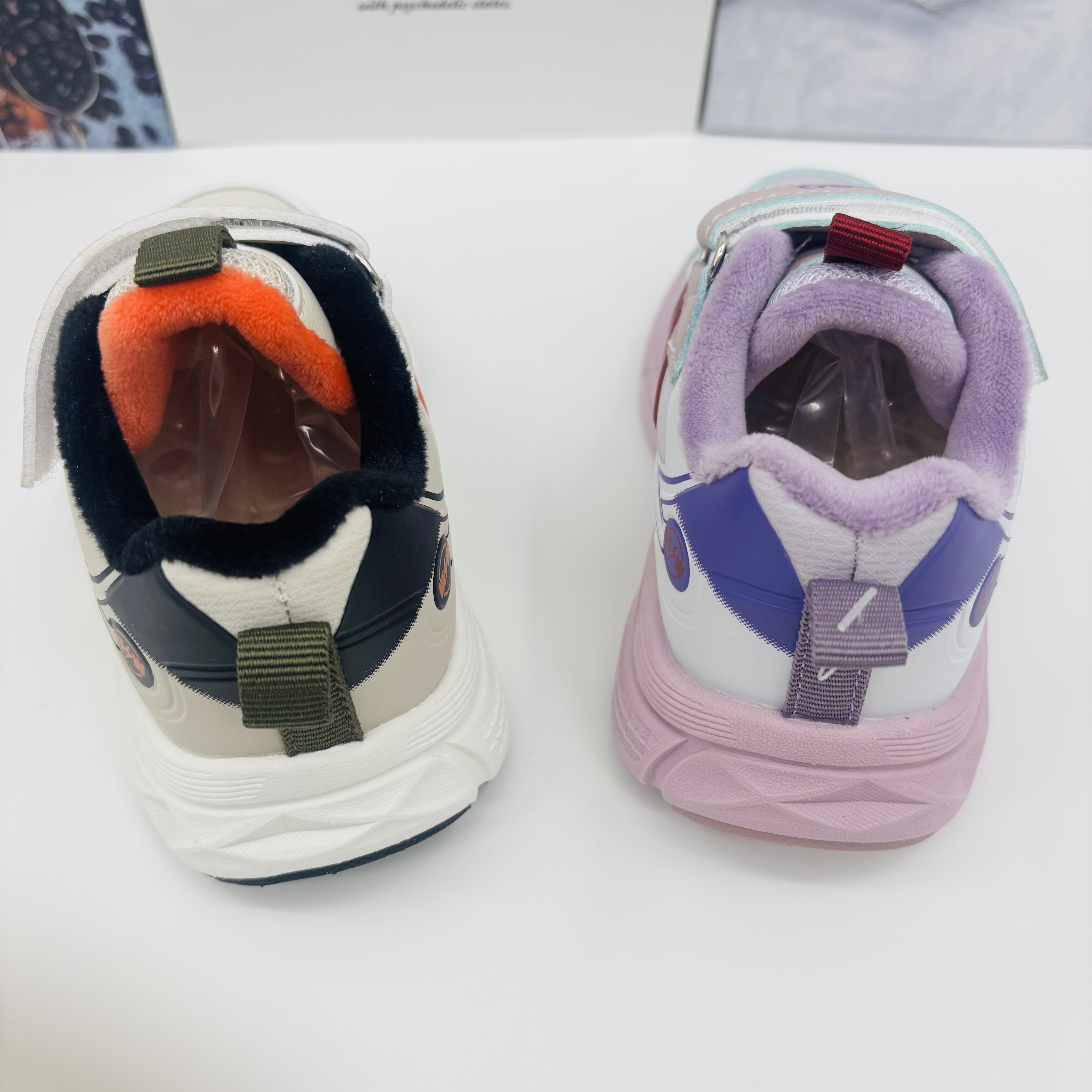 A2区233冬季儿童时尚休闲运动二棉加绒鞋鞋子