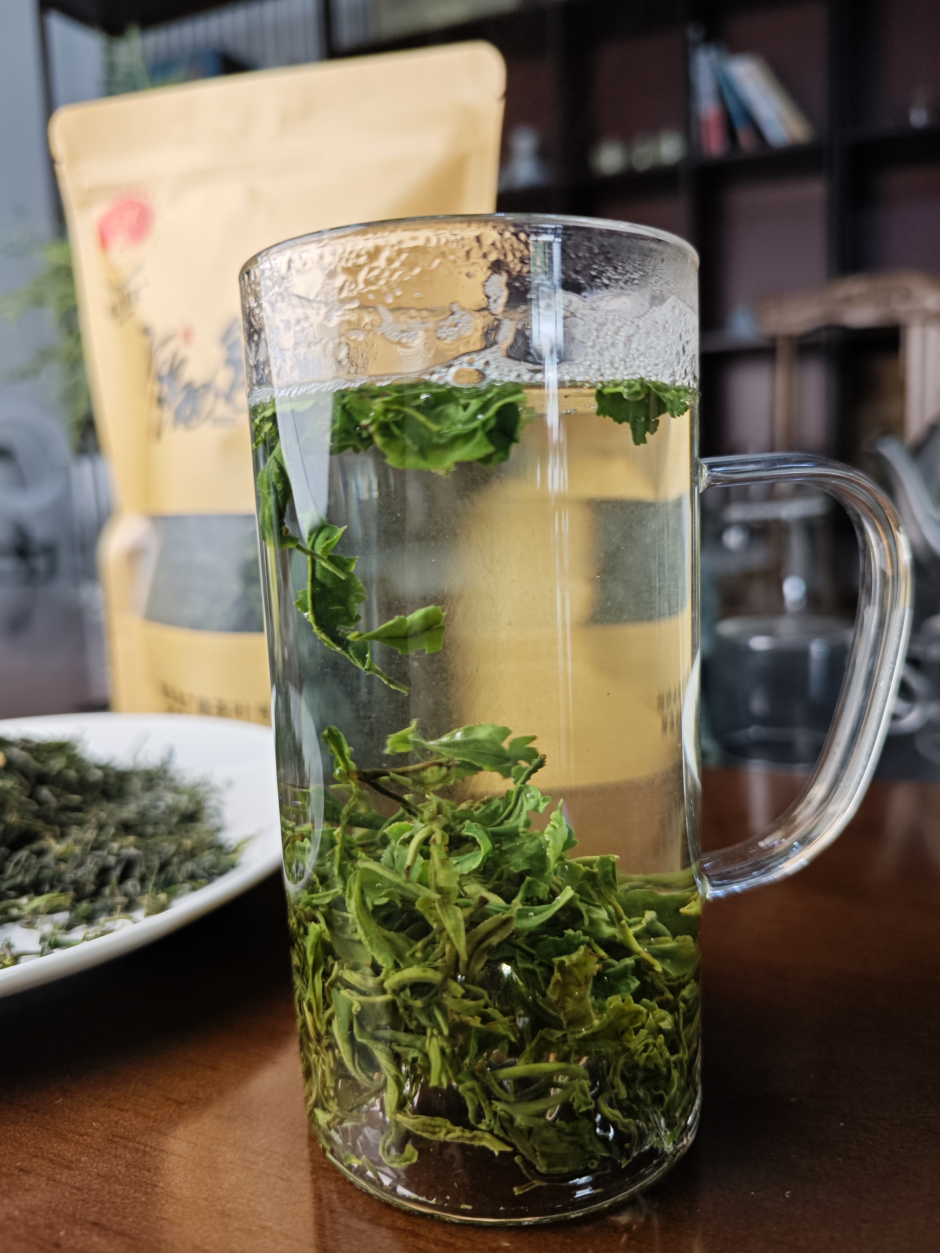 七夕福利广缘象园碧螺春 谷雨浓香耐泡绿茶汤色碧绿清澈