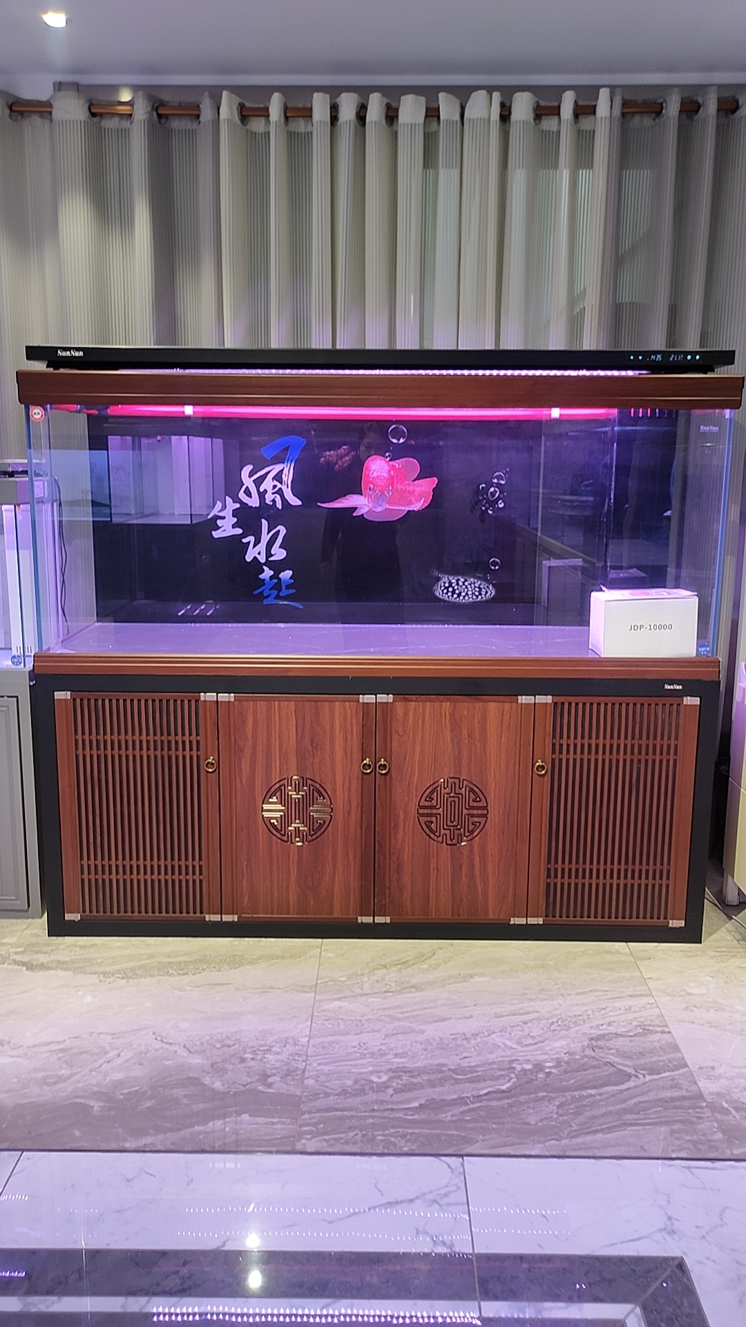 SUNSUN森森2025年新款过滤缸客厅生态鱼缸新款鱼缸水族箱龙鱼缸