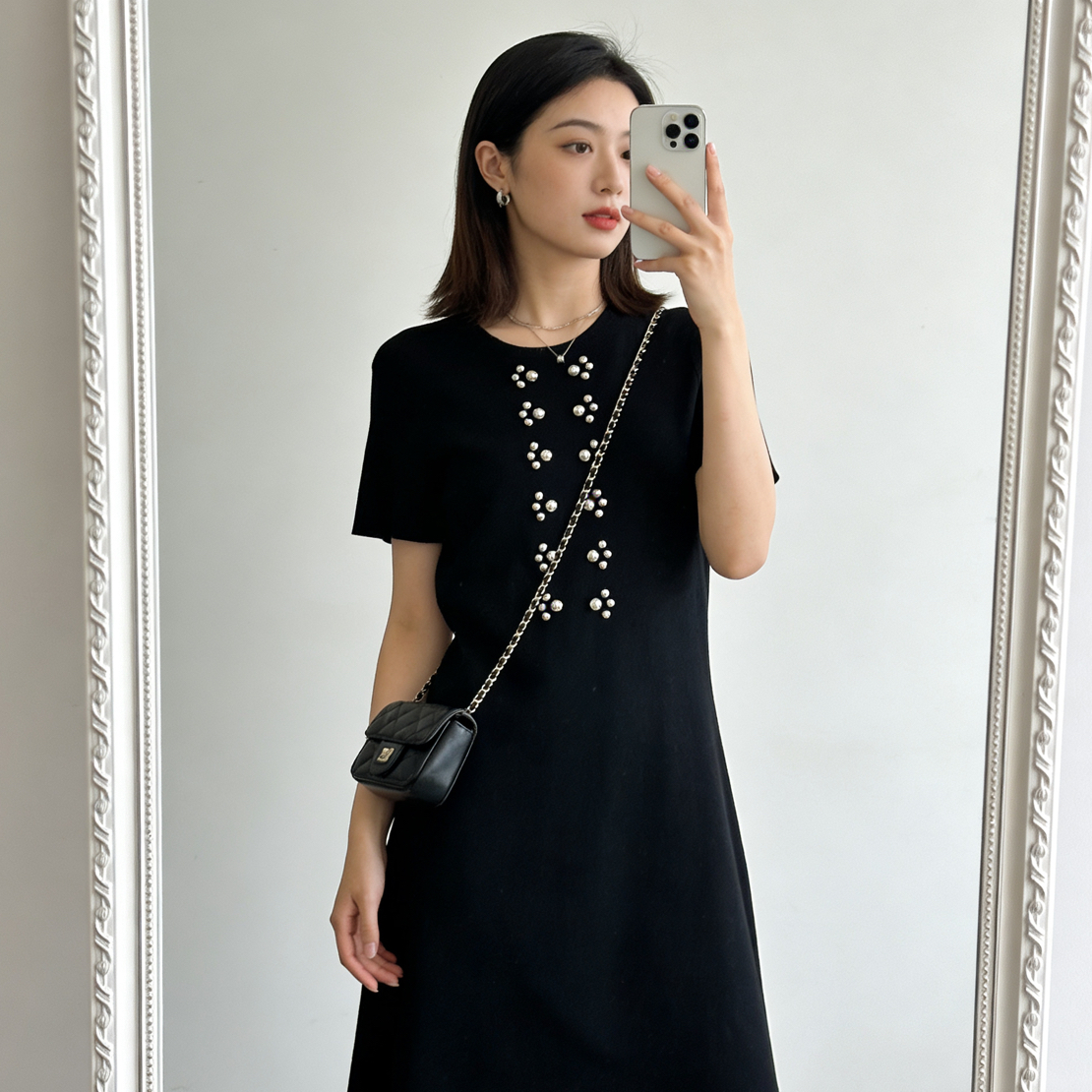 未使用 LouisVuitton/路易威登 未使用/D500612/短袖连衣裙/L码