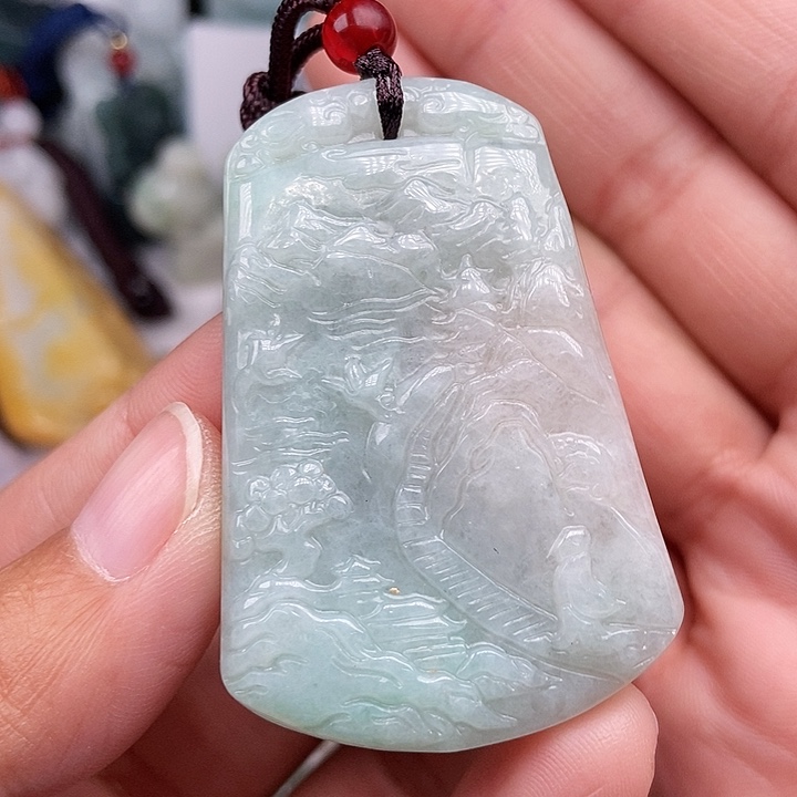 未镶嵌挂件翡翠翡翠