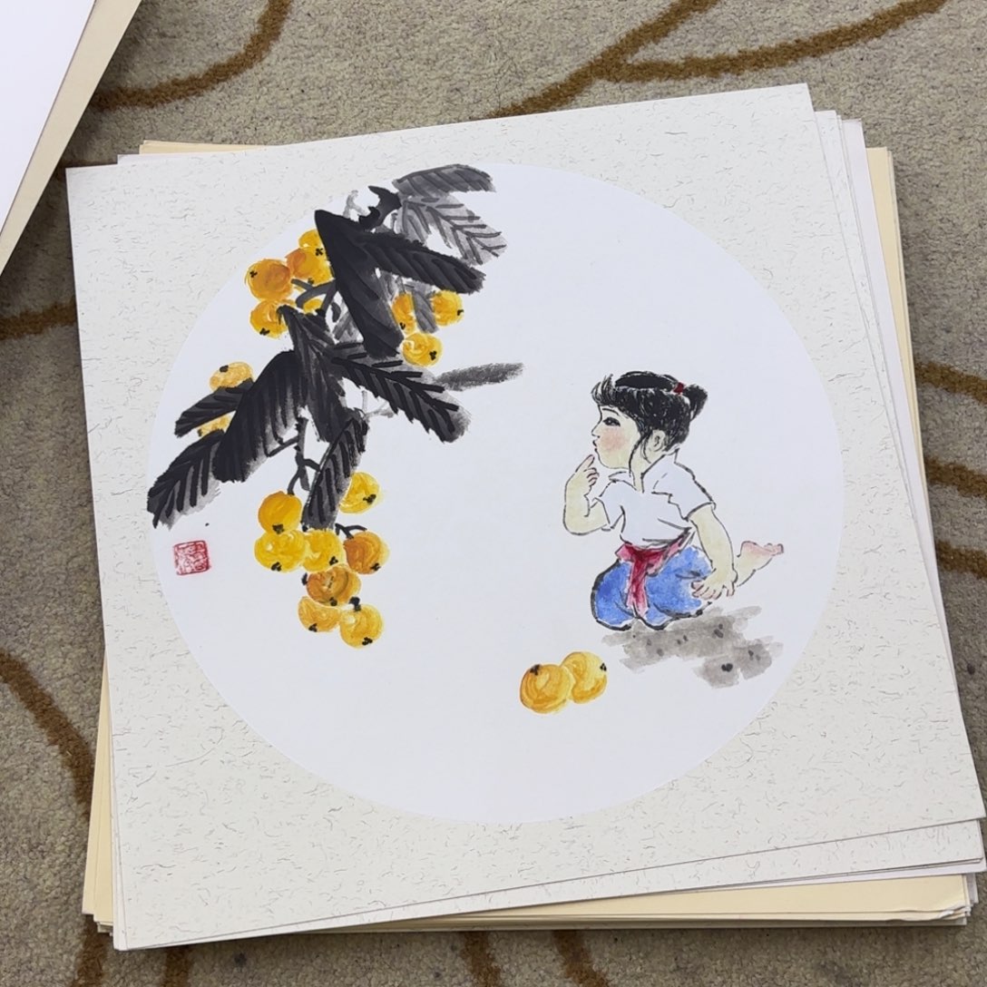 国画国画老师作品刘