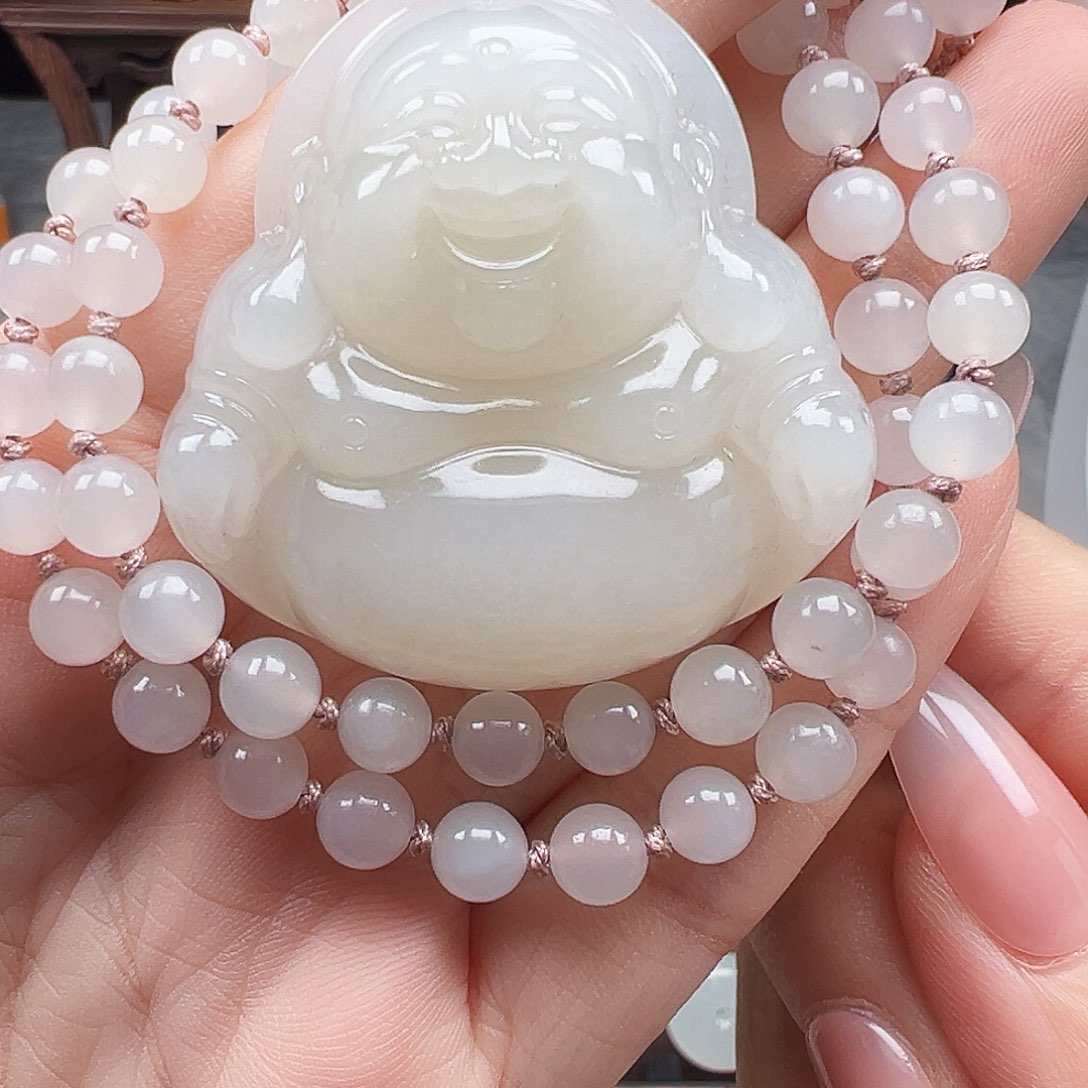 吊坠(赠链)未镶嵌和田玉上**水