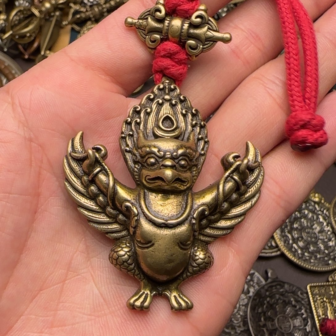 老铜大鹏鸟吊坠喜欢的来