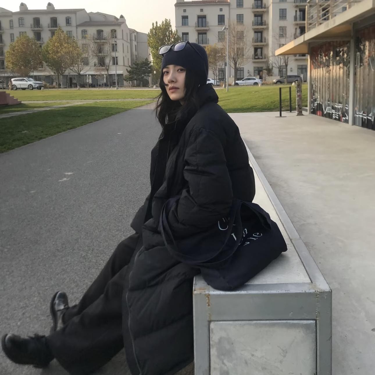 【清】逸语IN choose u笑笑家2025年冬季90白鸭绒长款羽绒服86618