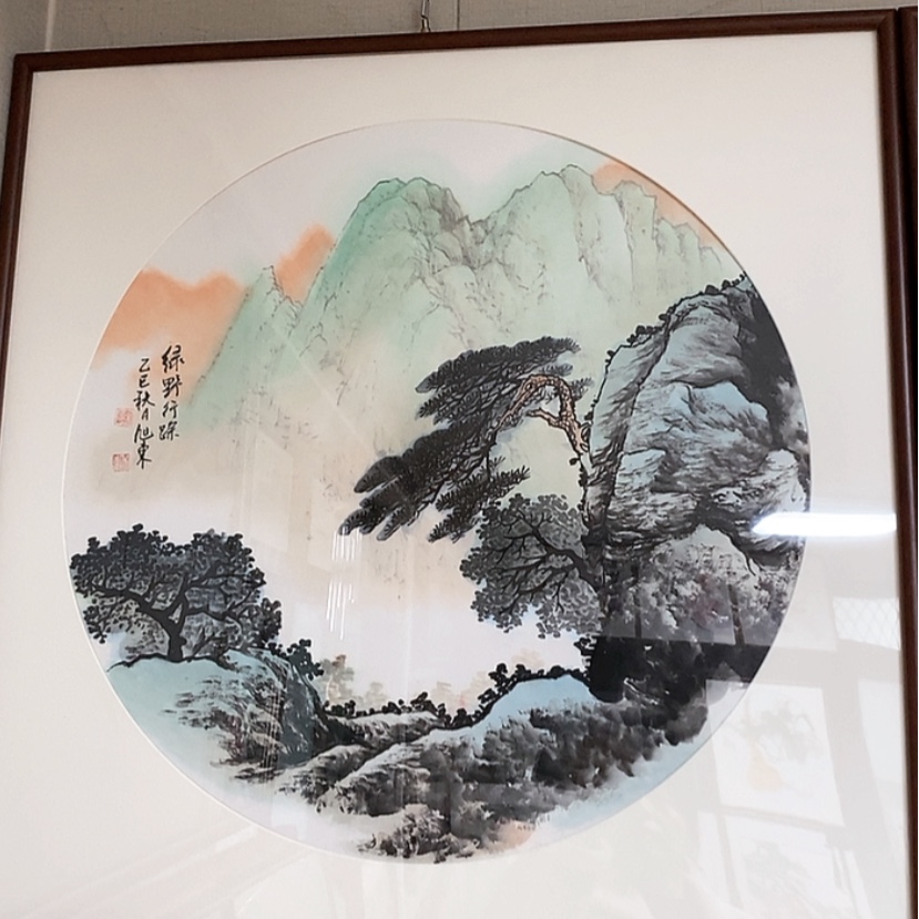 【闪购商品】国画手绘国画带框72.72