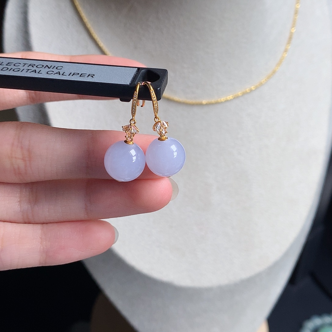 翡翠裸石缅甸天然A货翡翠冰种珠子