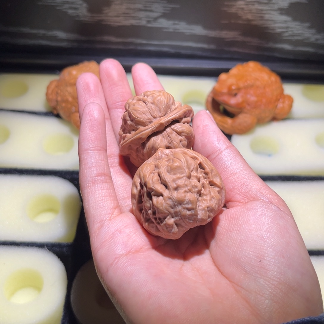 沧***༽吊坠文玩核桃蛤蟆