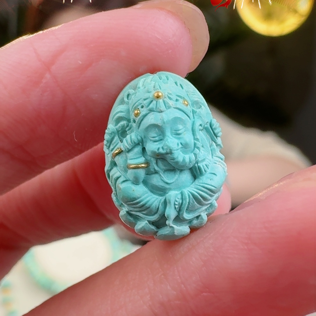 绿松石珠宝奇石未镶嵌