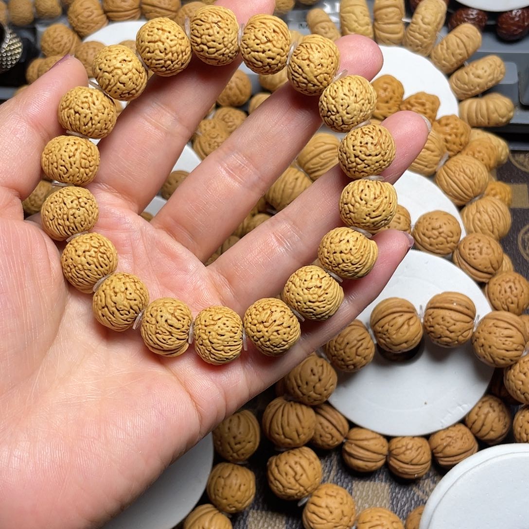 桃木用****4桃核手串14+野生蚂蚁王