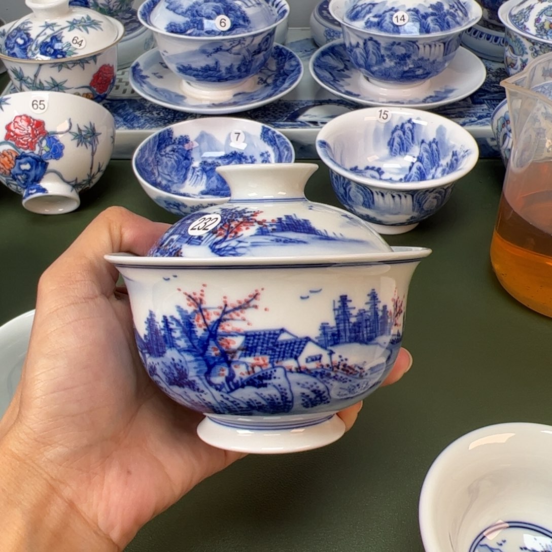 木木景德镇纯手工纯手绘茶具232