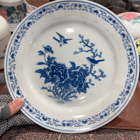 醴陵高温瓷釉下20.5厘米