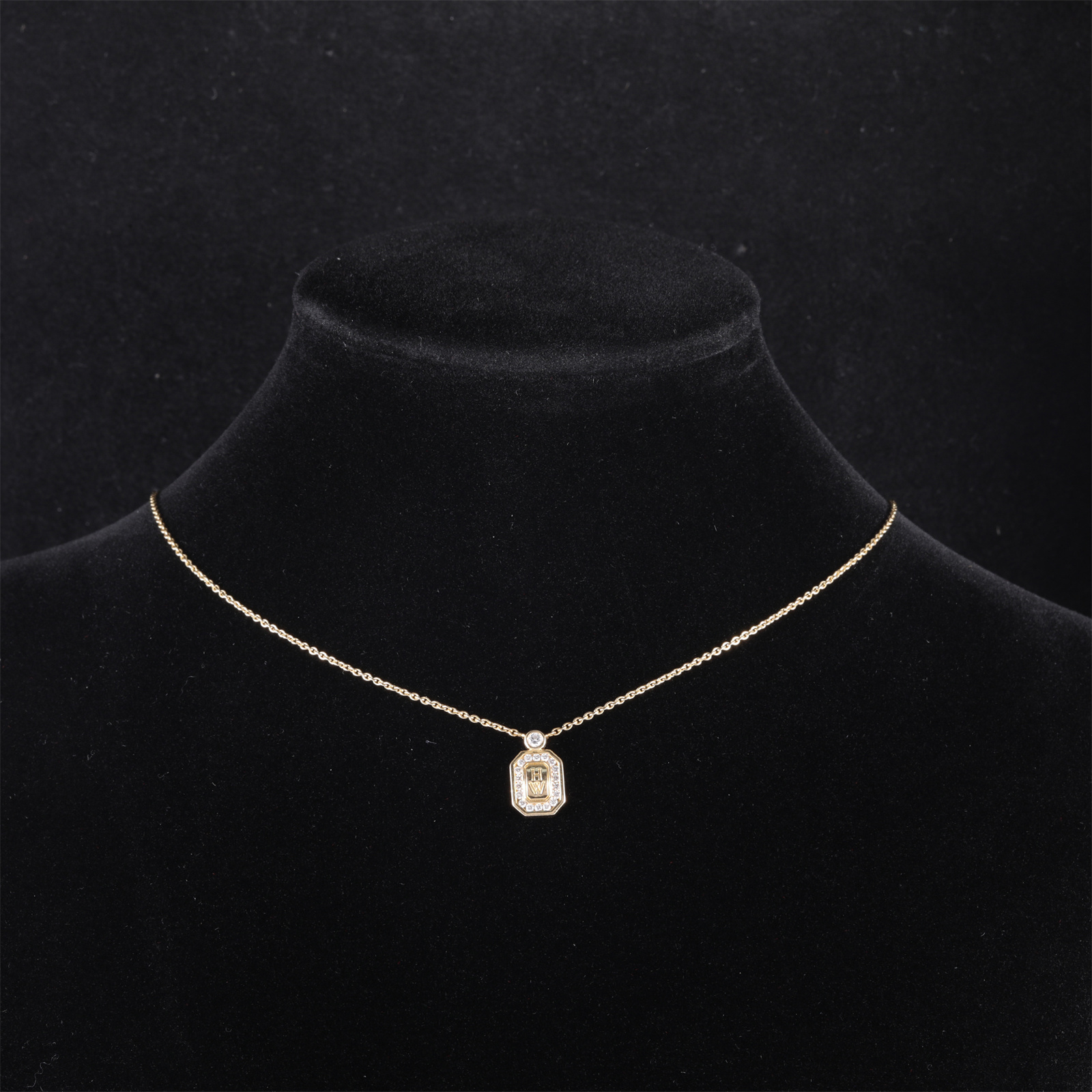 99新 Harry Winston/海瑞温斯顿 珊珊专属 小号香水瓶 黄金镶钻