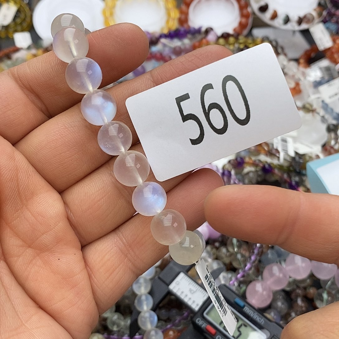 月光石手链未镶嵌手链