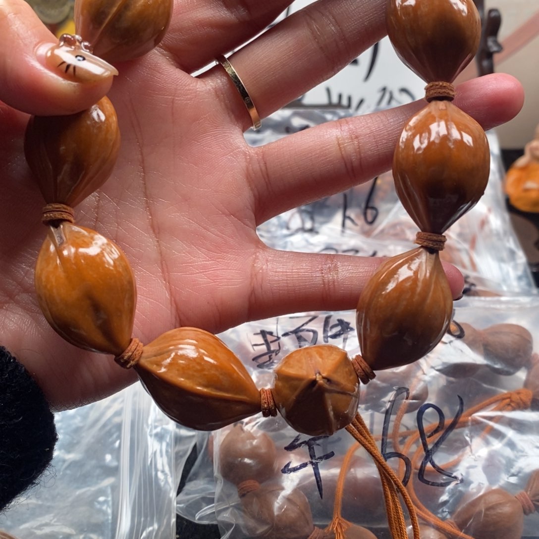 橄榄核手串/手链2.1三花