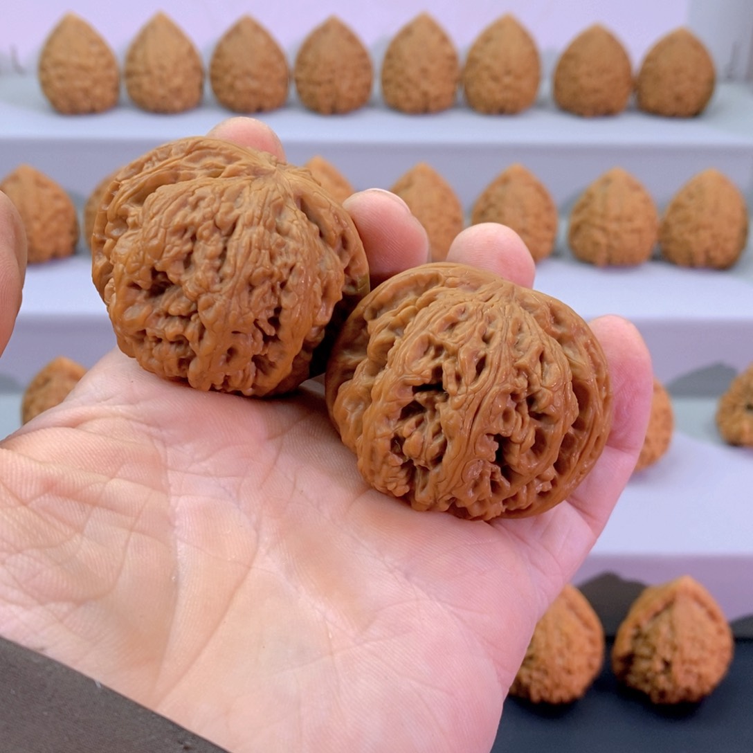 文玩核桃把件48大粗筋