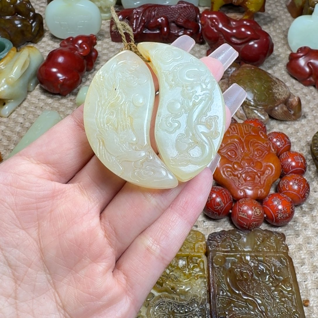 吊坠白玉菩提挂件