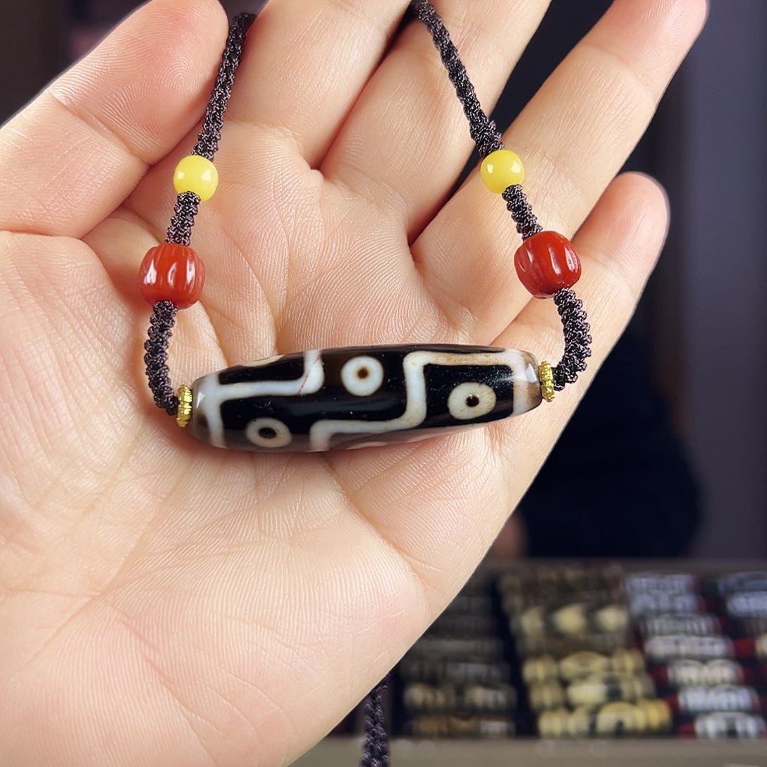 玛瑙/玉髓合金颈饰～行运