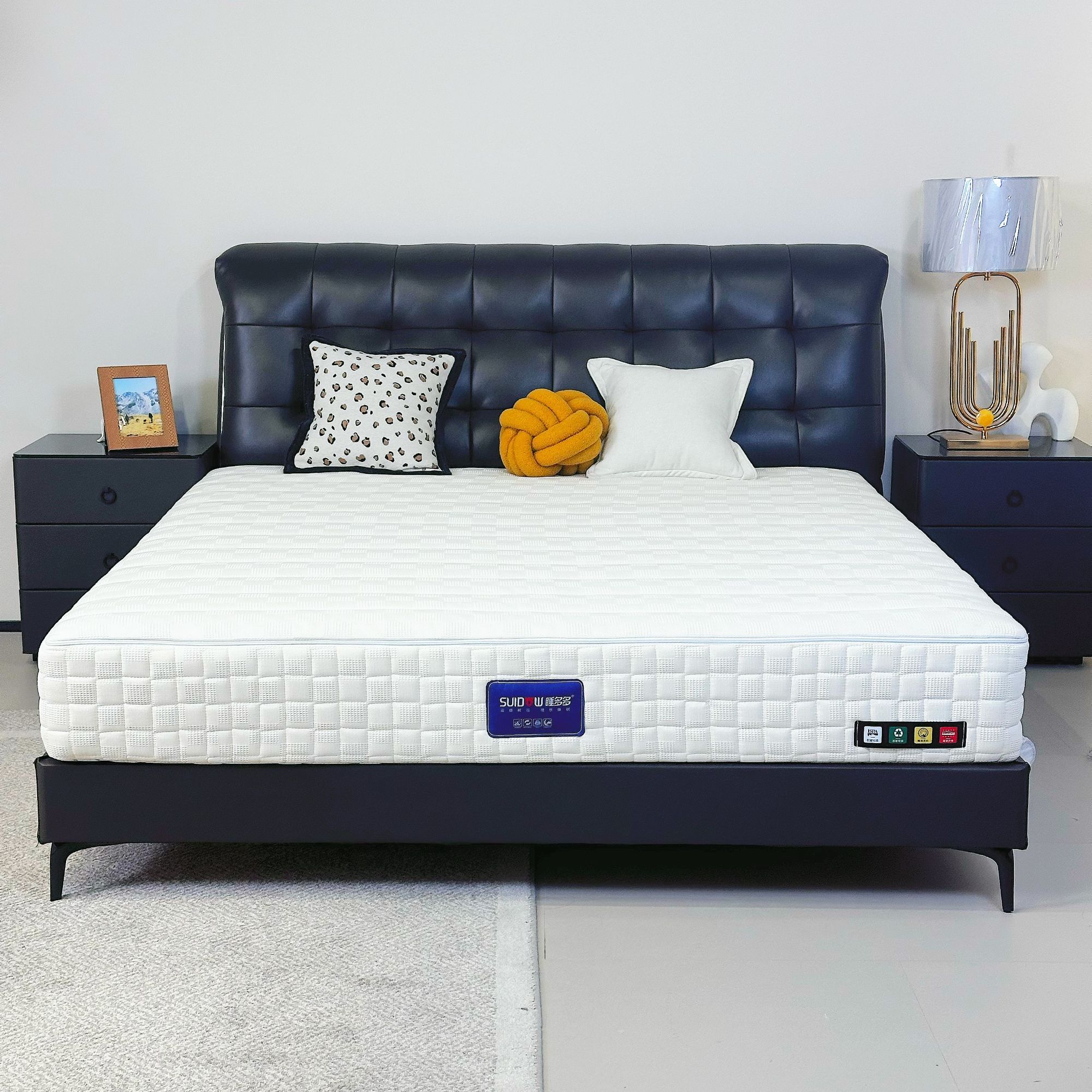 【睡多多】华夫格太空波波棉3D纤维200*220cm全拆洗无胶水无甲醛