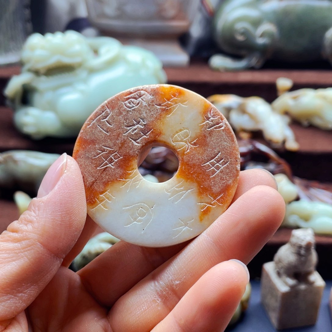 吊坠白玉菩提摆件