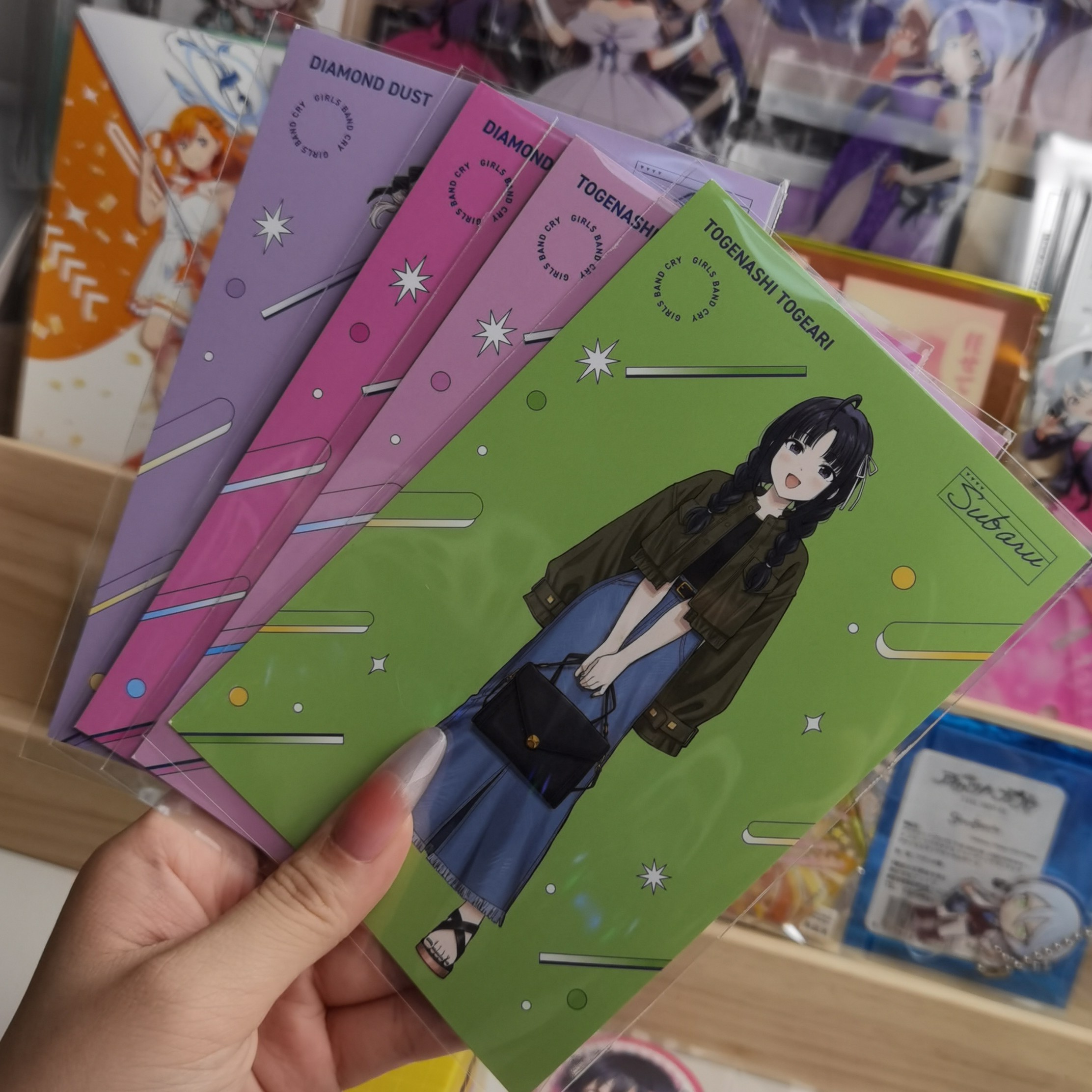 【哭泣少女乐队】GBC铁人卡拉OK 联动特典明信片