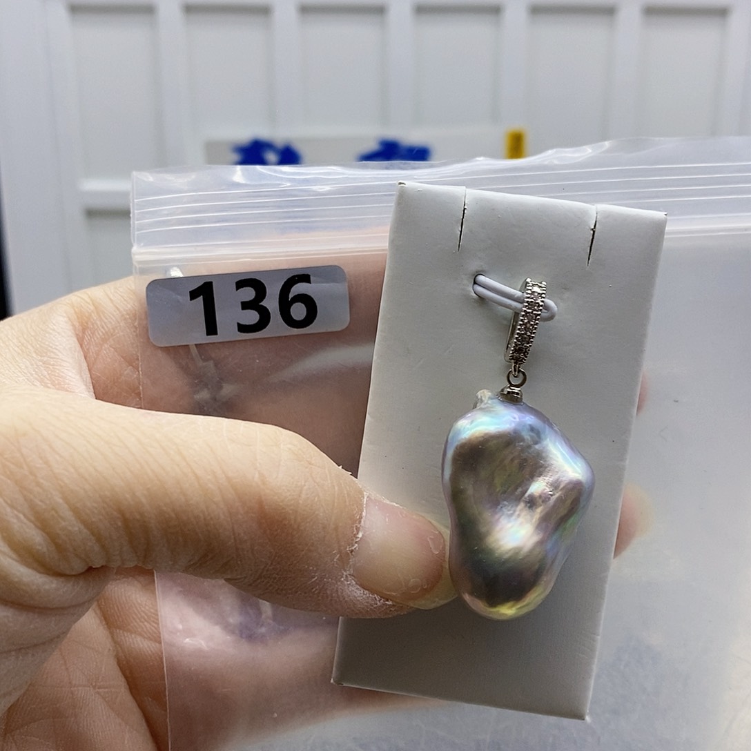 颈饰合金淡水珍珠