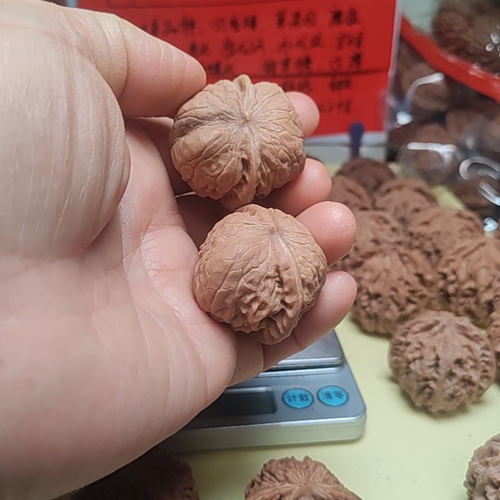 文玩核桃把件达摩佛肚