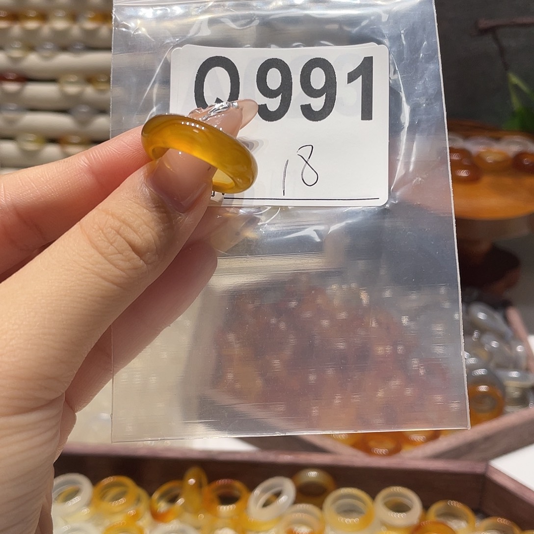 未镶嵌戒指玛瑙/玉髓991
