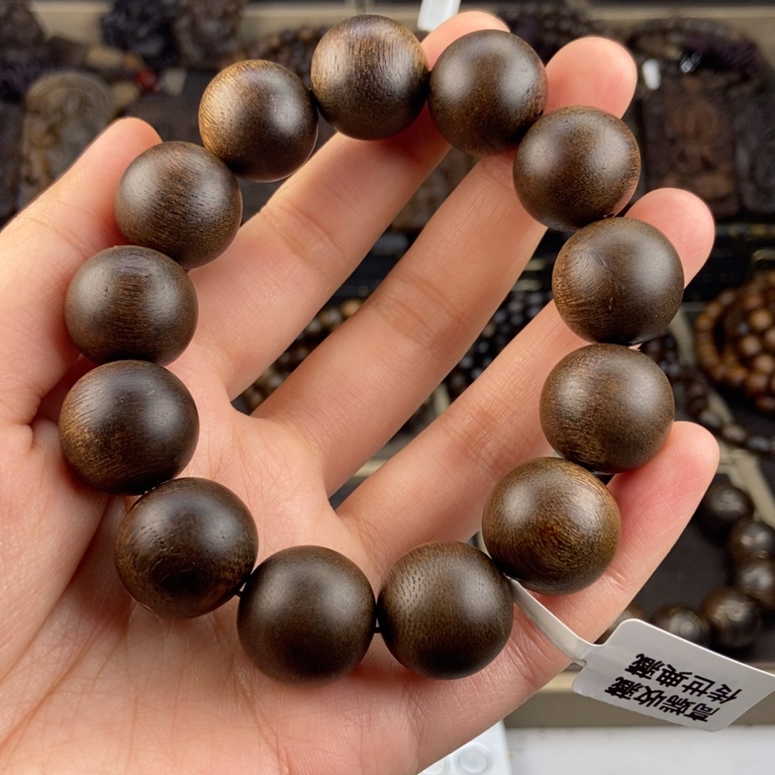 沉香手串薛**西越南芽庄白棋楠