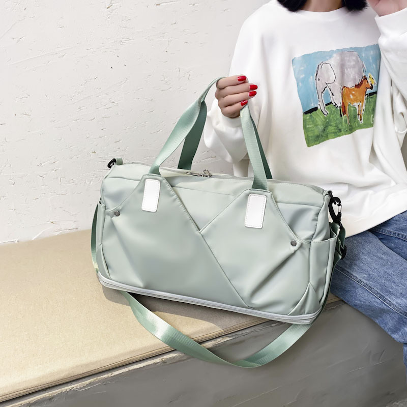 新款时尚男女旅行包可扩展大容量行李包干湿分离运动健身包手提包