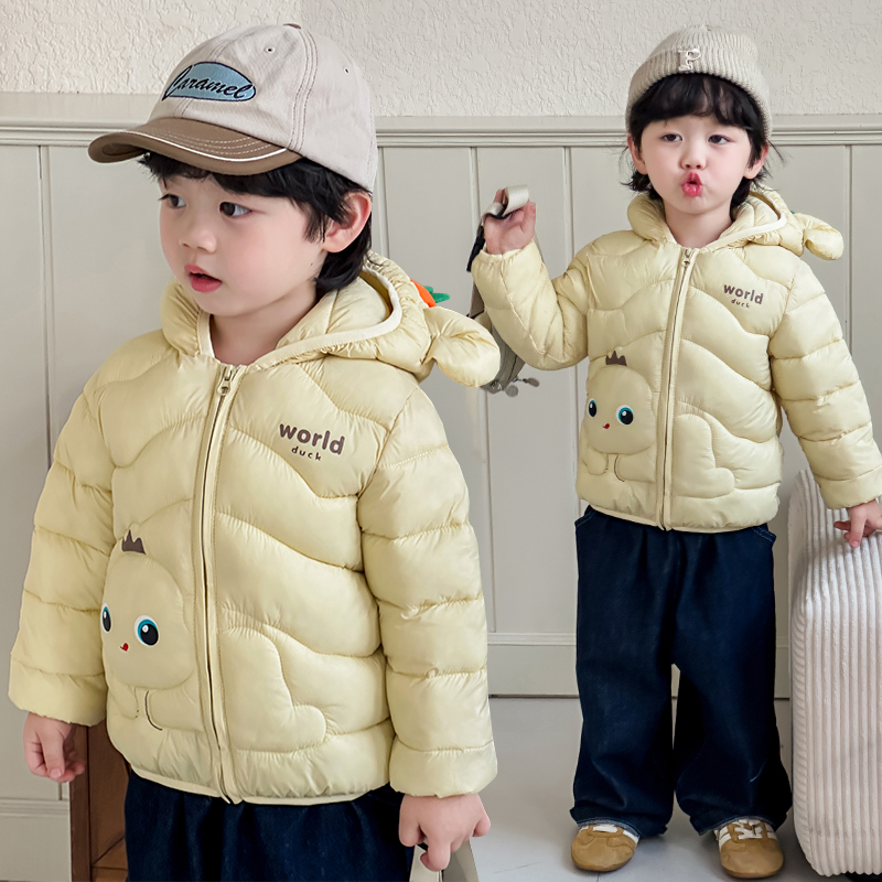 儿童棉袄秋冬装卡通动漫女宝宝加厚款冬季男女童棉服保暖婴儿外套