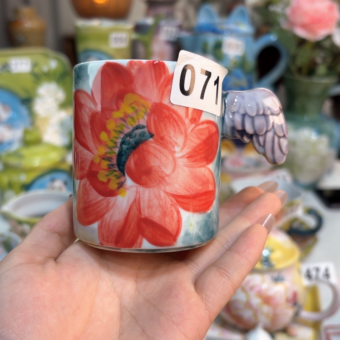 景德镇手绘高温釉下彩陶瓷茶具