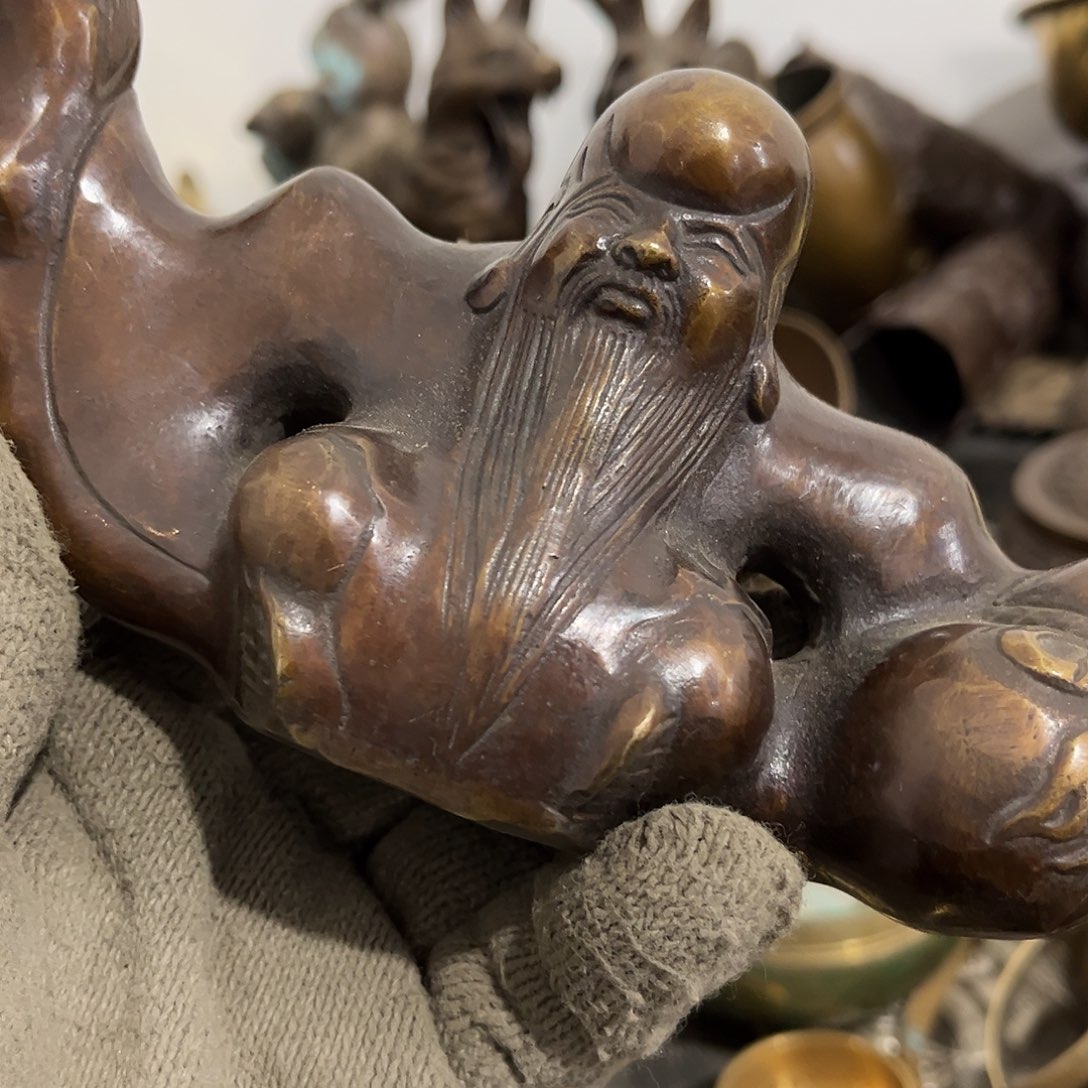 s****闪电购铜摆件工艺品