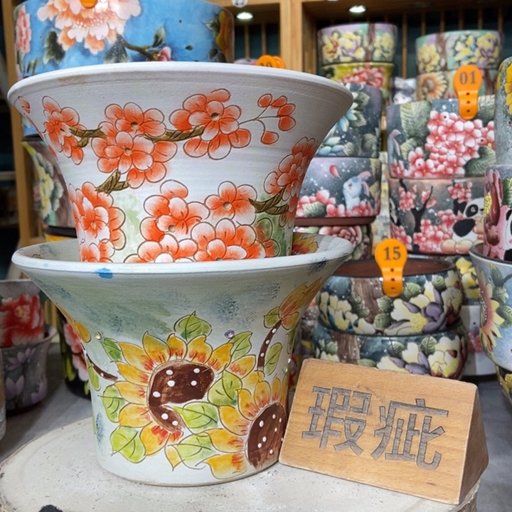 红陶景德镇艺术手绘作品